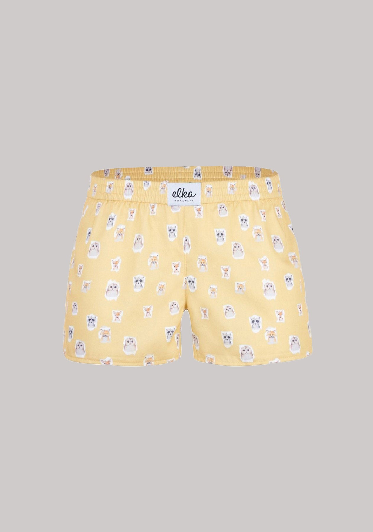 Women's shorts Forest animals